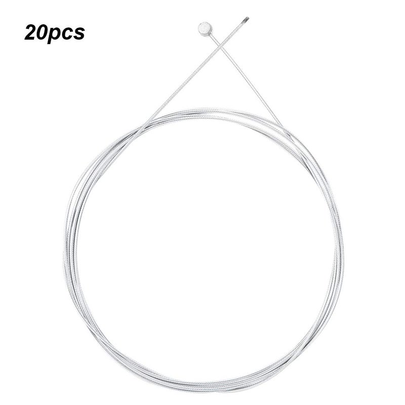 Keenso كيينسو 20 قطعة كابل فرامل دراجة، خط فرامل دراجة قياسي عالمي للدراجات الكهربائية أو الدراجات الهوائية - Image 5